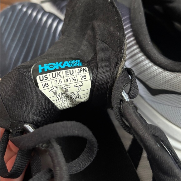 HOKA Rincon 3 Women Sneakers - Black and White - Picture 9 of 9